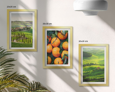 Posterpaket Italienskt landsbygdslandskap med apelsiner och natur