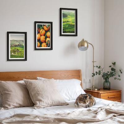 Posterpaket Italienskt landsbygdslandskap med apelsiner och natur
