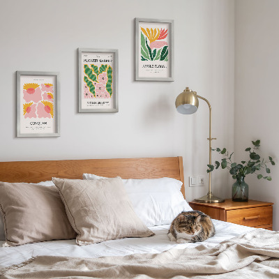 Posterpaket Blommor och blad i moderna posters