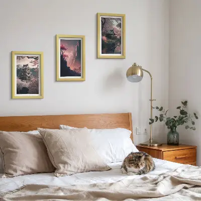 Posterpaket med motiv av japanska bergslandskap
