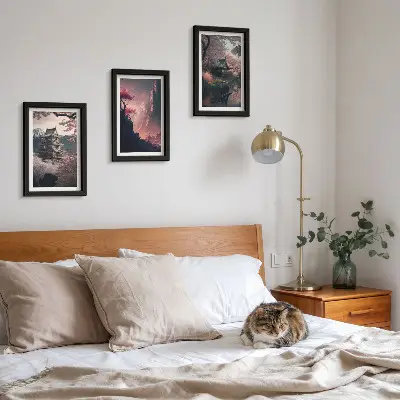 Posterpaket med motiv av japanska bergslandskap