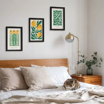 Posterpaket med växtmönster av blommor och blad