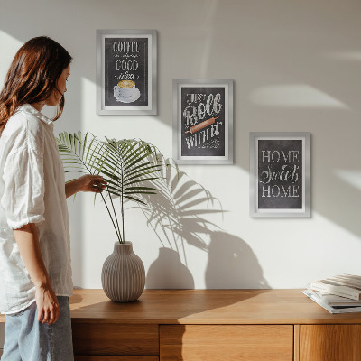Posterpaket Kaffe, hemvärme och mysighet