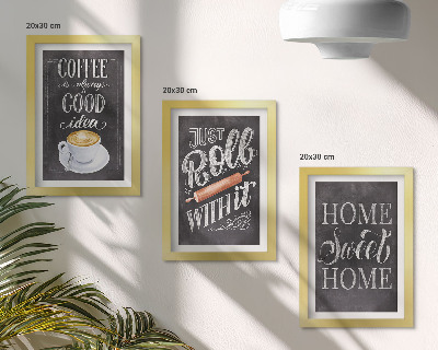 Posterpaket Kaffe, hemvärme och mysighet