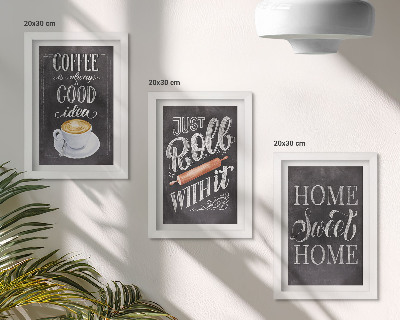 Posterpaket Kaffe, hemvärme och mysighet