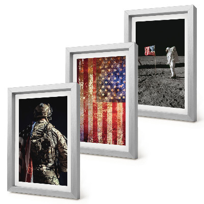 Posterpaket Amerikanska nationella symboler USA:s flagga