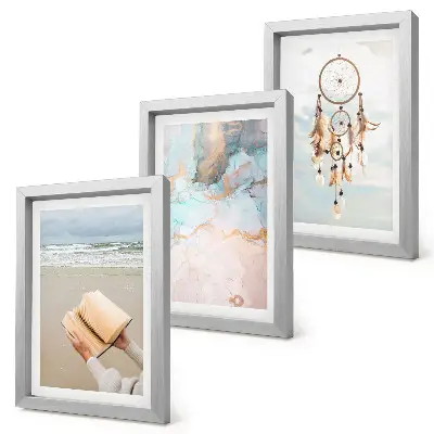 Posterpaket med abstrakt havsläsning och boho drömfångare
