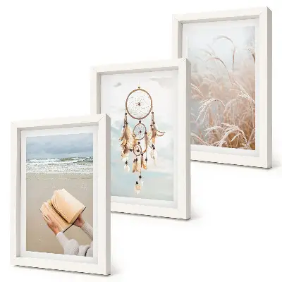 Posterpaket med fridfulla landskap och sommarvyer i bohemisk stil