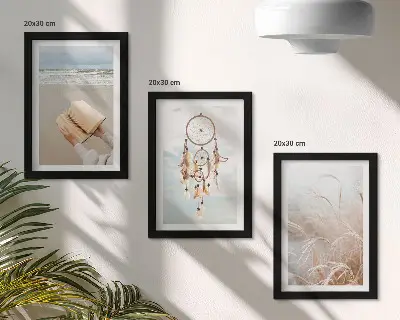 Posterpaket med fridfulla landskap och sommarvyer i bohemisk stil