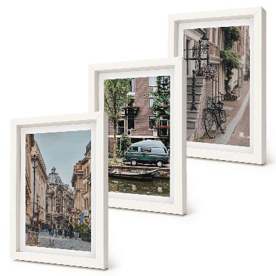 Posterpaket Stadens lugna utsikt över byggnader