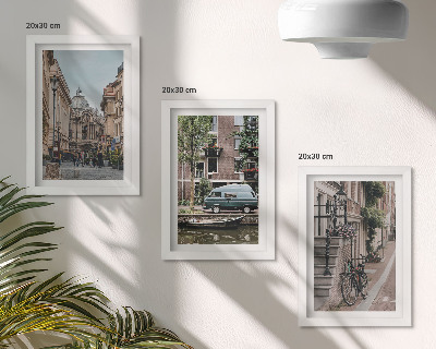 Posterpaket Stadens lugna utsikt över byggnader