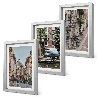 Posterpaket Stadens lugna utsikt över byggnader