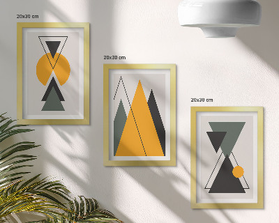 Posterpaket Abstrakta geometriska former