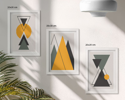 Posterpaket Abstrakta geometriska former