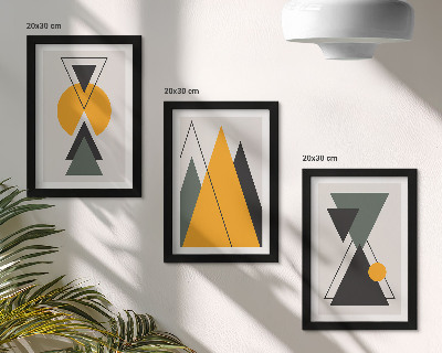 Posterpaket Abstrakta geometriska former