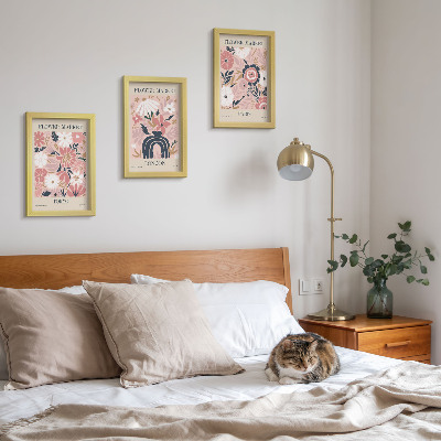Posterpaket Blommotiv i Tokyo, London och Paris