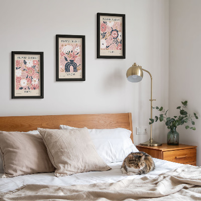 Posterpaket Blommotiv i Tokyo, London och Paris