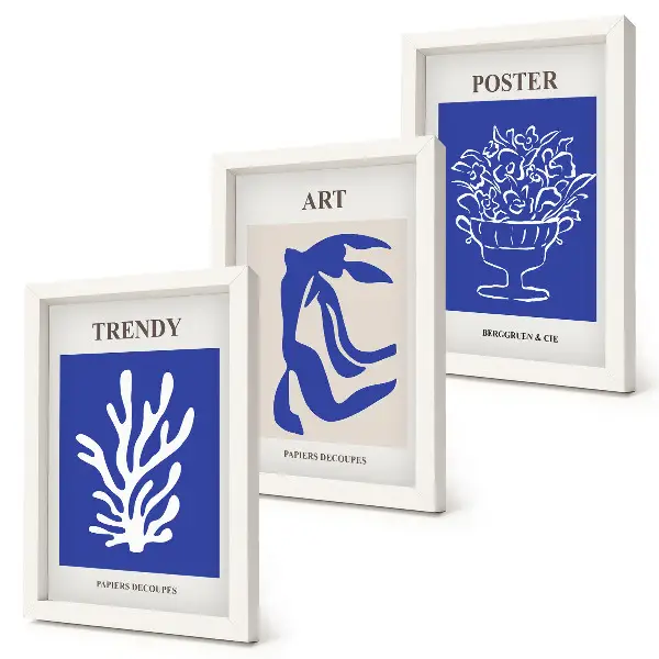 Posterpaket abstrakta konstaffischer av Henri Matisse