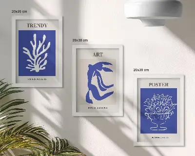 Posterpaket abstrakta konstaffischer av Henri Matisse