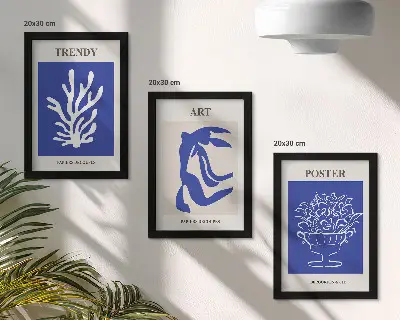 Posterpaket abstrakta konstaffischer av Henri Matisse