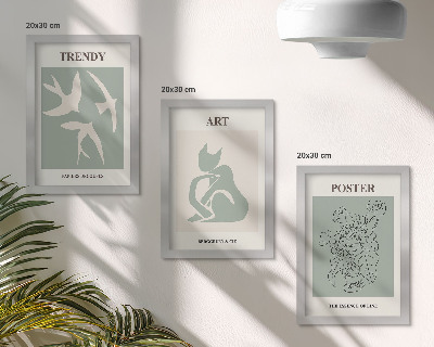 Tavelvägg med 3 tavlor Snygga illustrationer av Henri Matisse