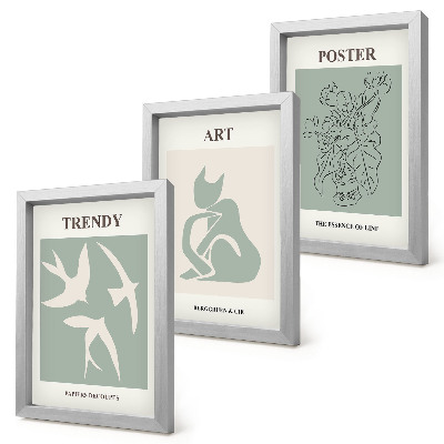 Tavelvägg med 3 tavlor Snygga illustrationer av Henri Matisse