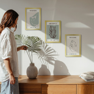 Posterpaket Snygga målningar med abstrakta motiv av Henri Matisse