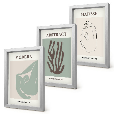Posterpaket Snygga målningar med abstrakta motiv av Henri Matisse