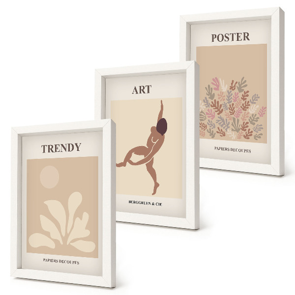 Posterpaket Abstrakta former och figurer av Henri Matisse