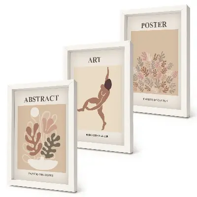 Posterpaket med snygga abstrakta kompositioner av Henri Matisse