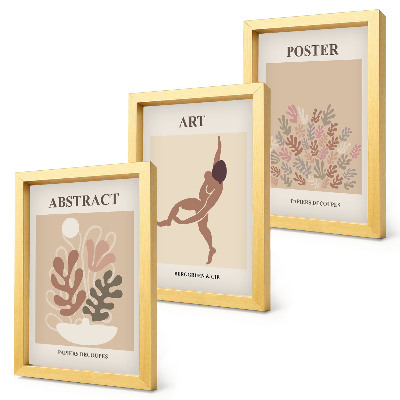 Posterpaket Snygga abstrakta kompositioner av Henri Matisse