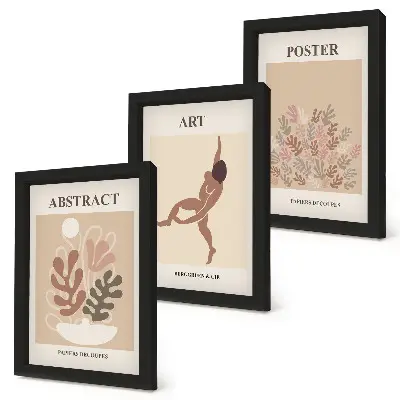 Posterpaket med snygga abstrakta kompositioner av Henri Matisse