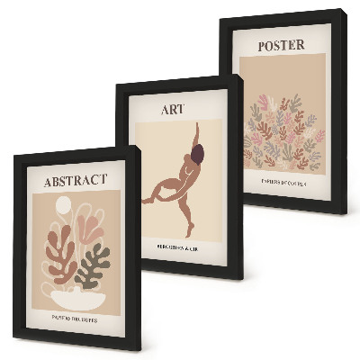 Posterpaket Snygga abstrakta kompositioner av Henri Matisse