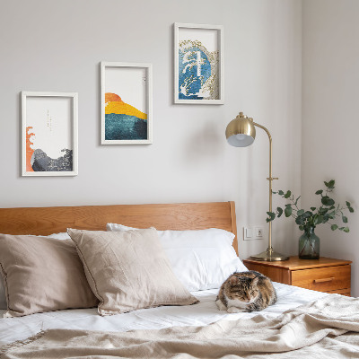 Posterpaket Vågor i japansk grafisk stil