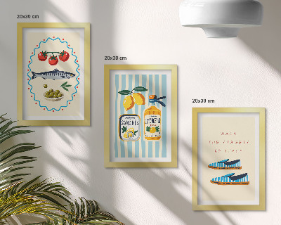 Posterpaket Italienska smaker och livsstil i färgglada bilder