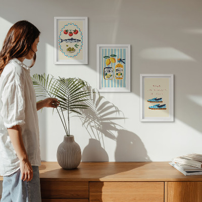 Posterpaket Italienska smaker och livsstil i färgglada bilder