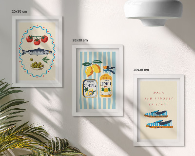 Posterpaket Italienska smaker och livsstil i färgglada bilder
