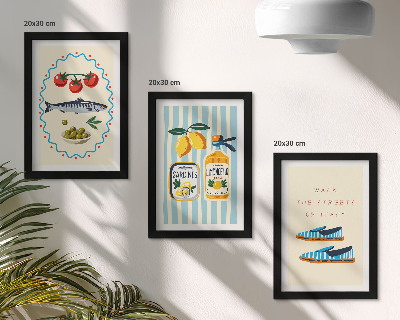 Posterpaket Italienska smaker och livsstil i färgglada bilder