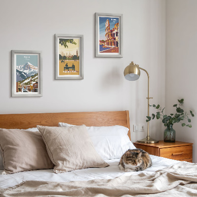 Posterpaket Bergen i Ouray Park i London Colosseum i Rom