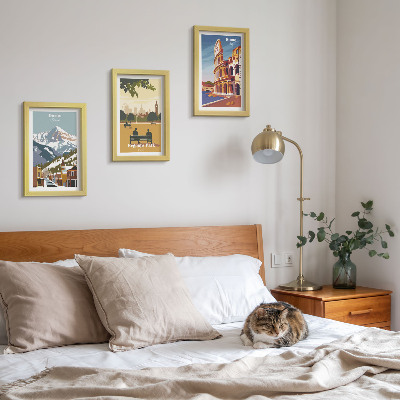 Posterpaket Bergen i Ouray Park i London Colosseum i Rom