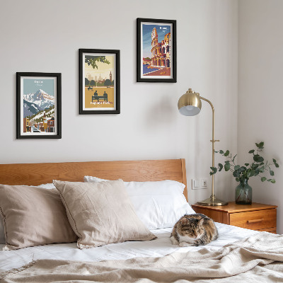 Posterpaket Bergen i Ouray Park i London Colosseum i Rom