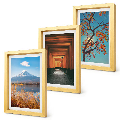 Posterpaket Japanska landskap, natur och arkitektur i Asien