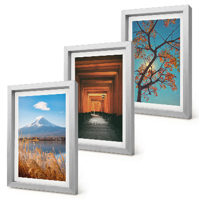 Posterpaket Japanska landskap, natur och arkitektur i Asien