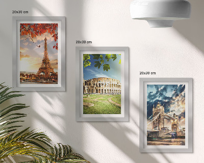 Posterpaket Europas monument i landskapets varma färger