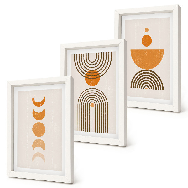 Posterpaket Boho minimalistisk dekorativ design