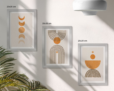 Posterpaket Boho minimalistisk dekorativ design
