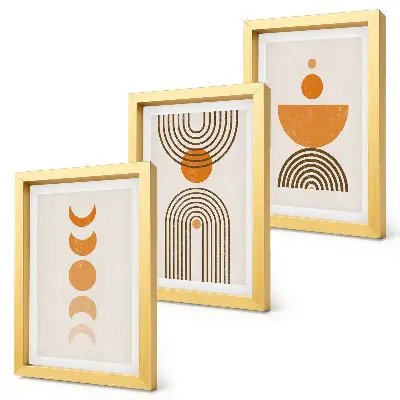 Posterpaket med minimalistisk boho-design