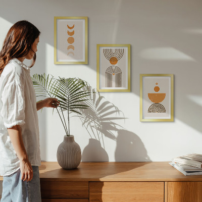 Posterpaket Boho minimalistisk dekorativ design