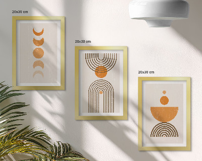 Posterpaket Boho minimalistisk dekorativ design