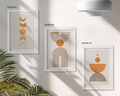 Posterpaket Boho minimalistisk dekorativ design